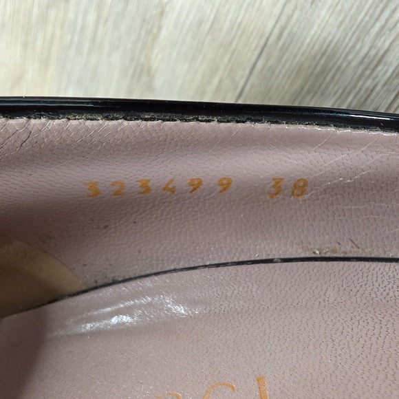 Gucci Black Patent Leather Horsebit Pumps Heels Women's Size 38 US 8 - Picture 6 of 14